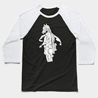 Horse and girl Baseball T-Shirt